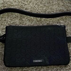 Calvin Klein Embossed Black Waist Bag